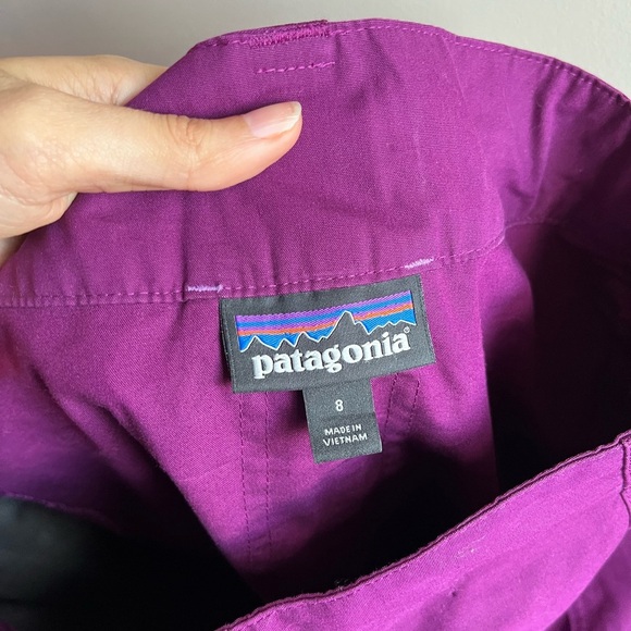 Patagonia Purple Organic Cotton Capris Pants - 8 - Picture 13 of 15